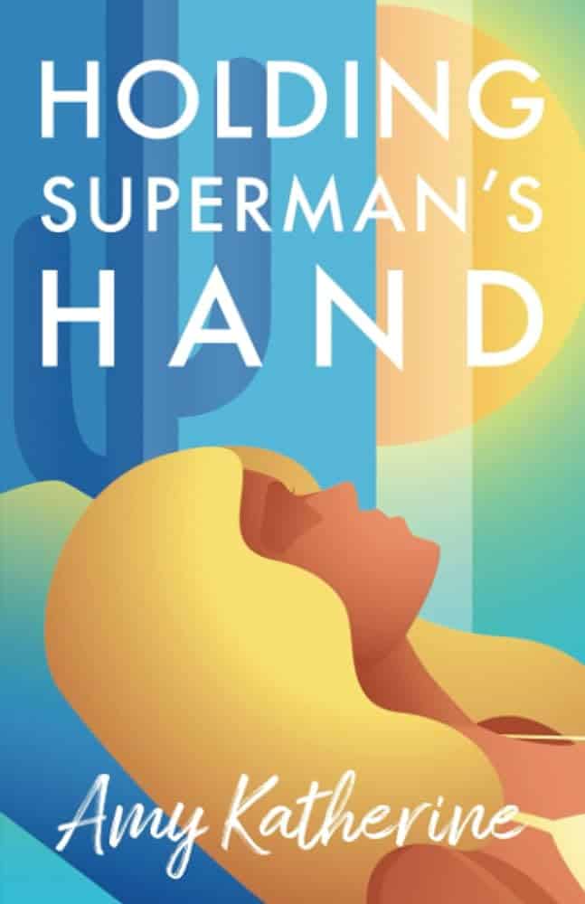 holding superman hand