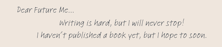 time capsule: creative writing advice